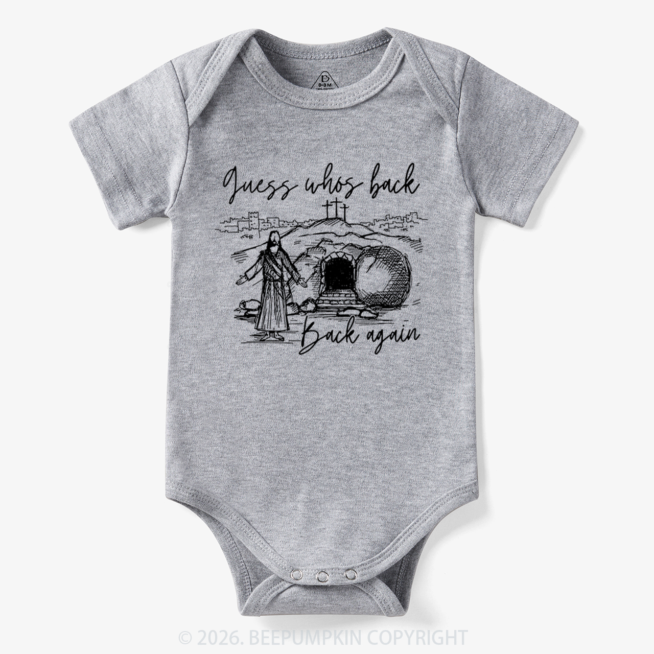 Guess Who's Back Again Funny Jesus Bodysuit