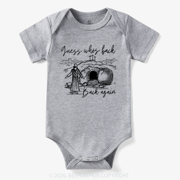 Guess Who's Back Again Funny Jesus Bodysuit