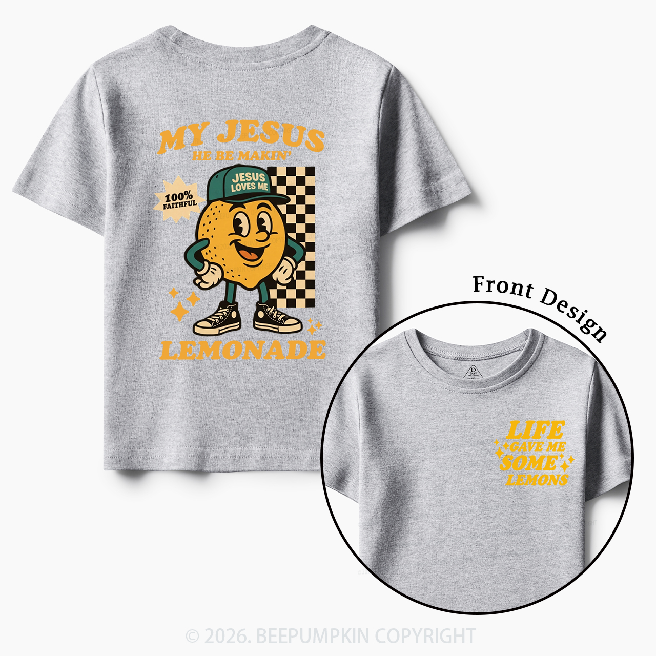 Life Gave Me Some Lemons Christian Toddler&Kid's Tees