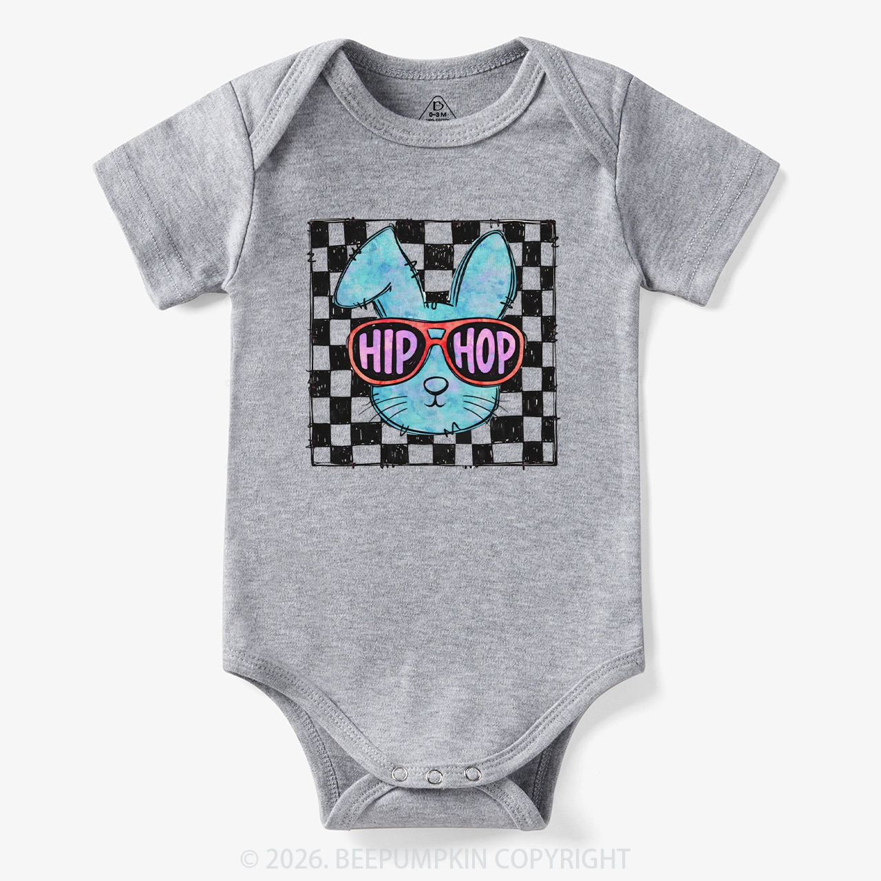 Hip Hop Bunny Easter Bodysuit