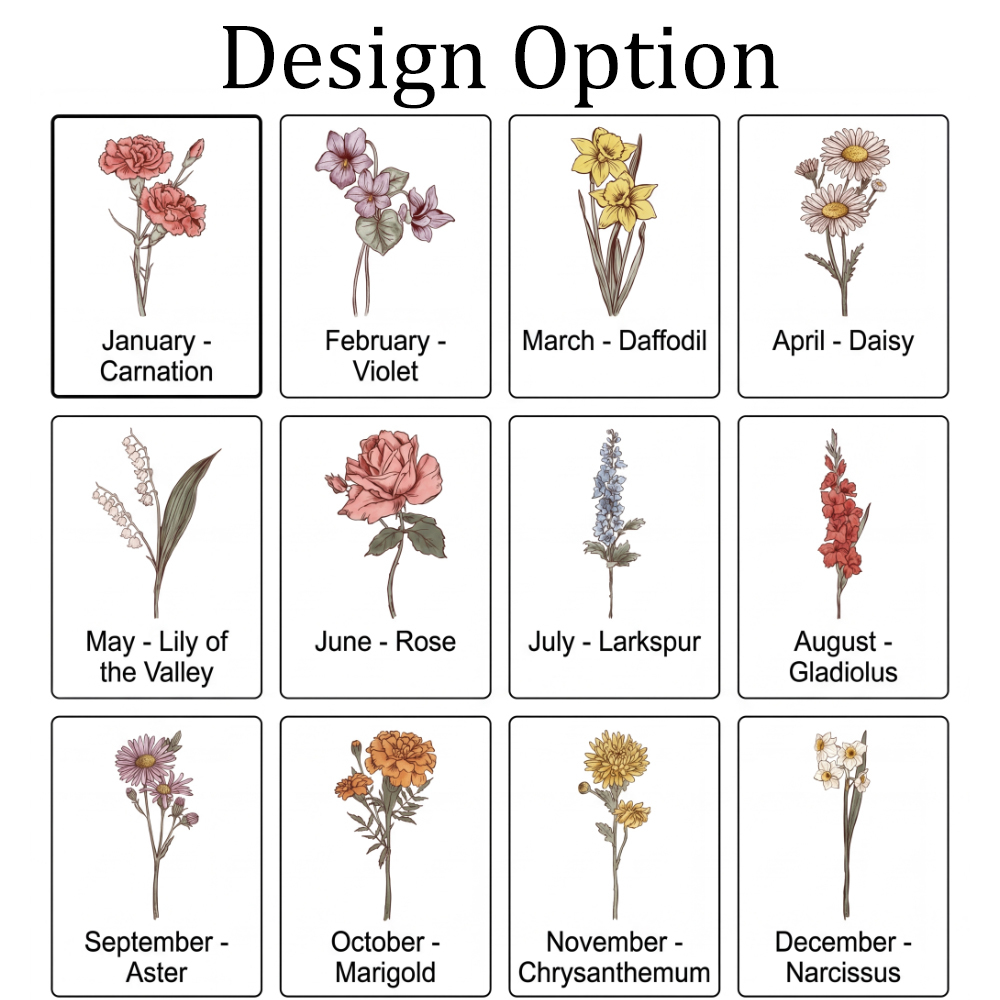 Personalized First Mom Now Grandma Birth Flower Fleece Blanket