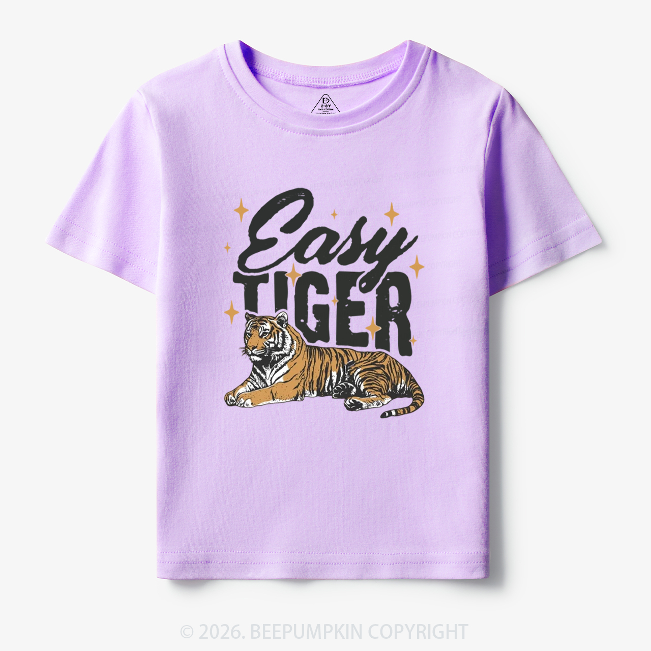 Retro Easy Tiger Funny Animal Toddler&Kid's Tees