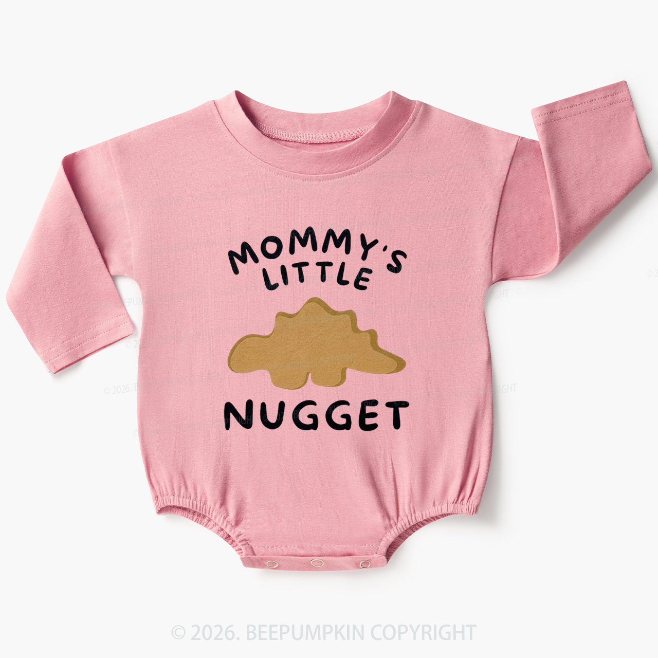 Mommy's Little Nugget Baby Bubble Romper