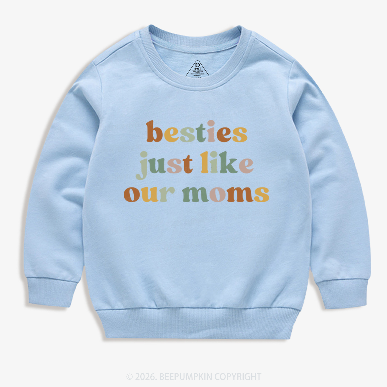 Besties Just Like Our Moms Kid's Sweatshirt