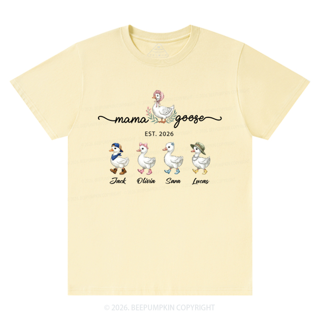 Personalized Mama Kids Names T-Shirts