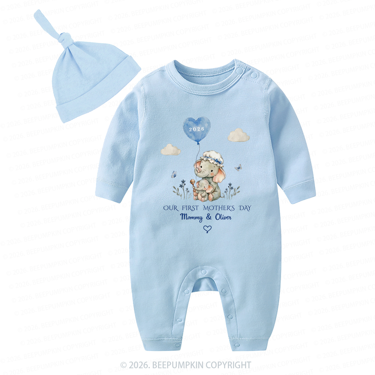 Personalized Engraved Monogram Baby Coming Home Outfit Sale-Beepumpkin™