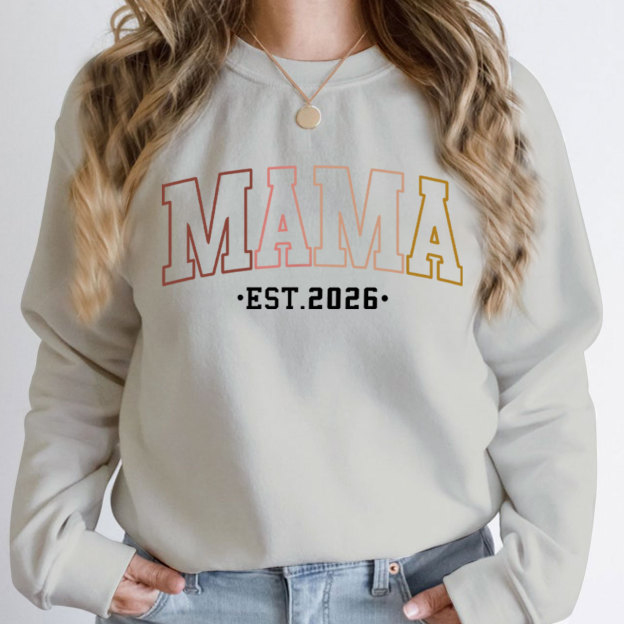 Personalized Mom Life Sweatshirt