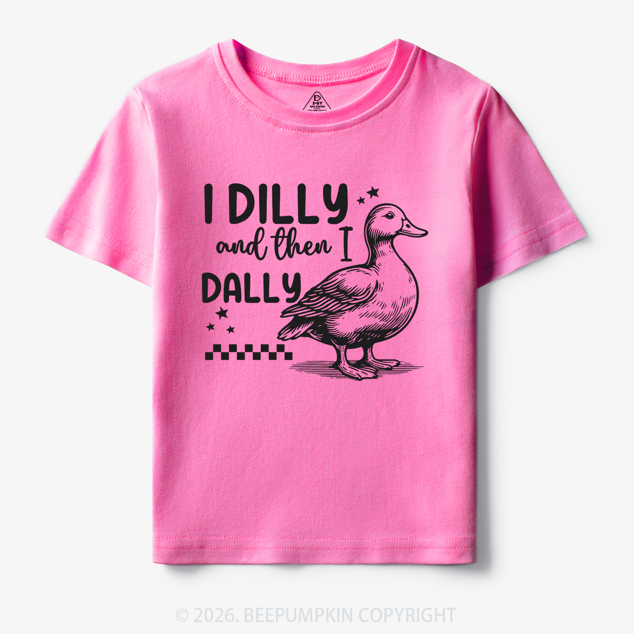 I Dilly And Then I Dally Silly Goose Toddler&Kid's Tees