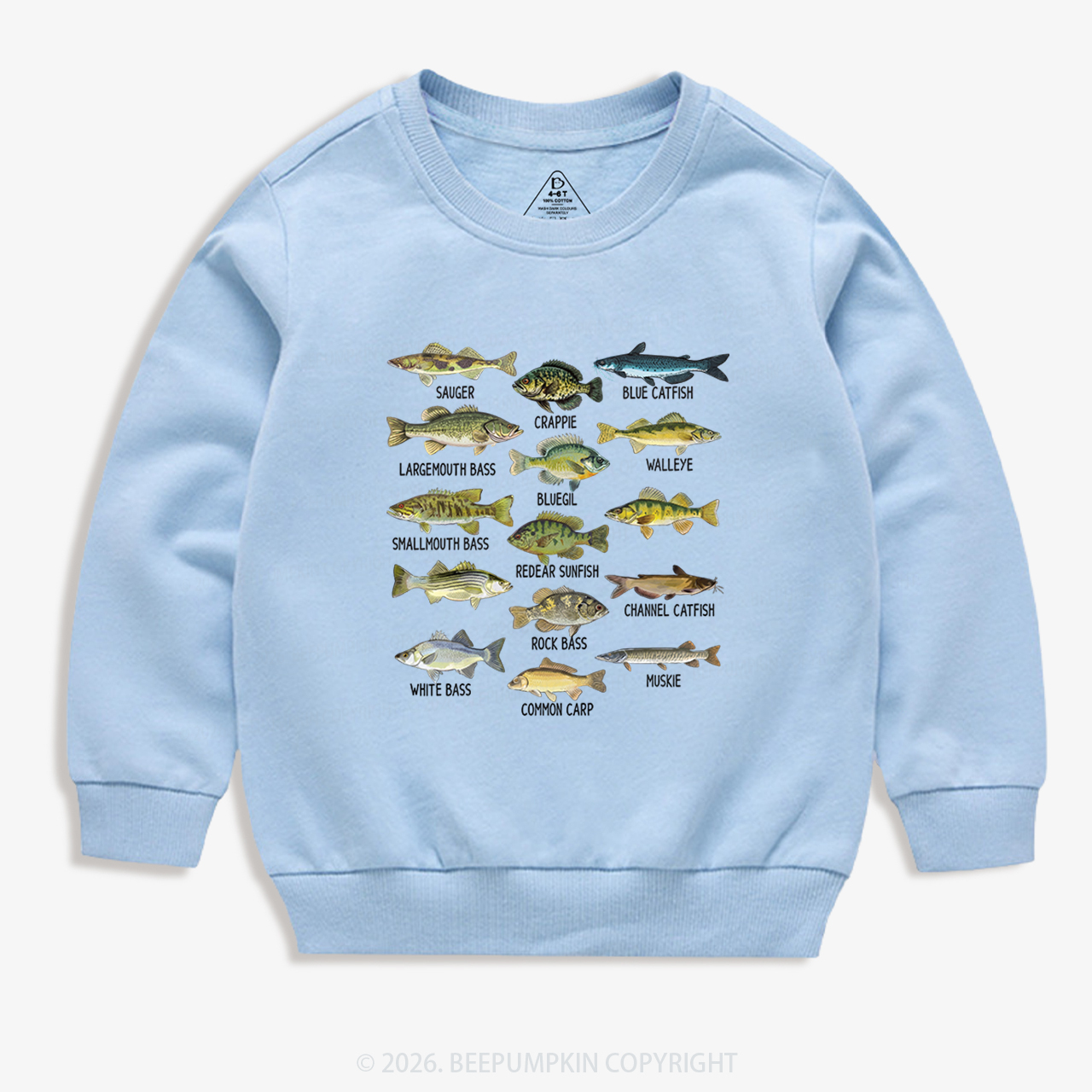 North American Fish Kid's Sweatshirt