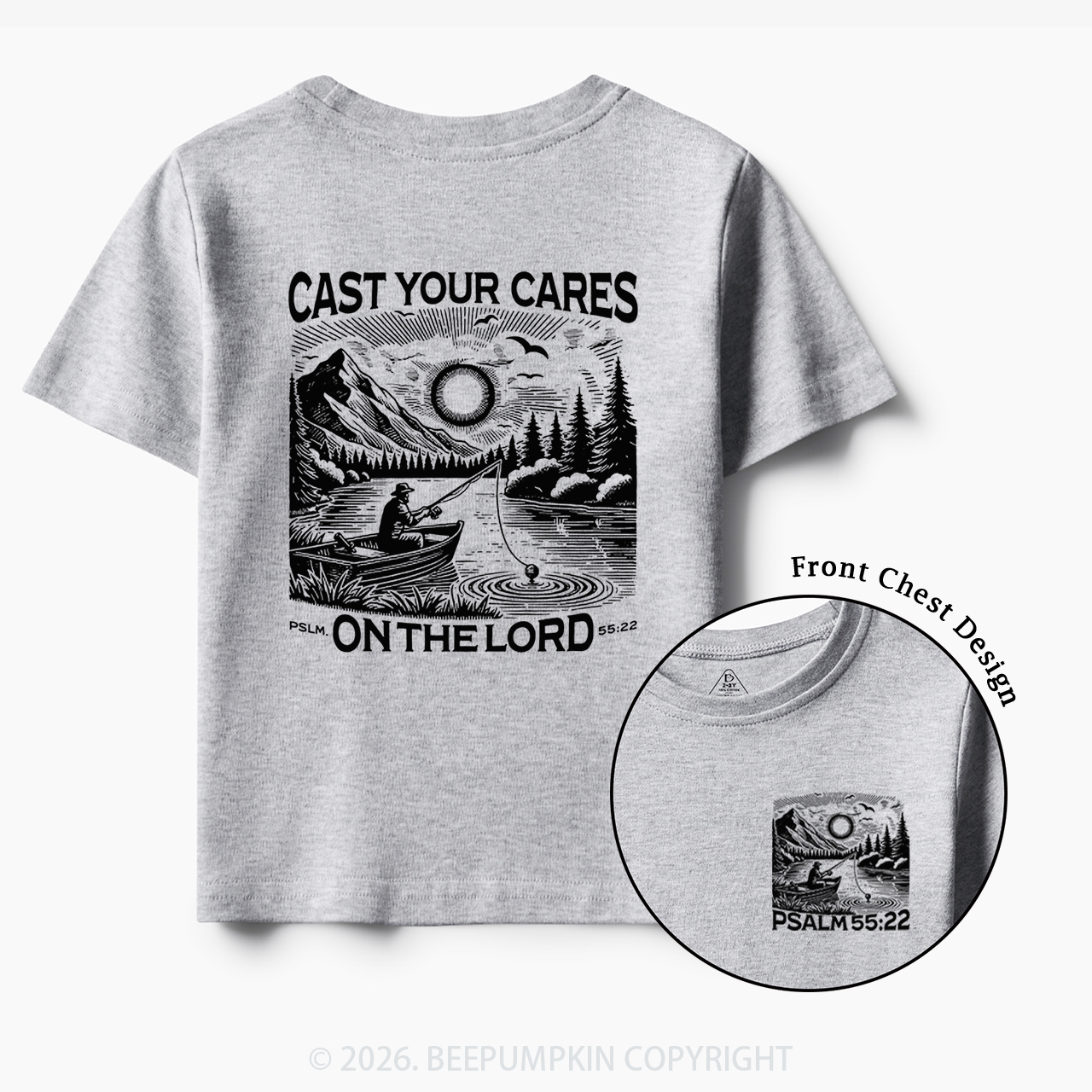 Cast Your Cares On The Lord Toddler&Kid's Tees
