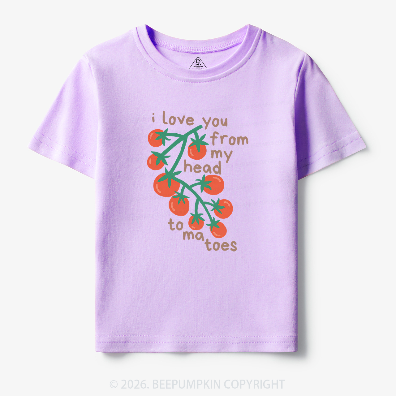 I Love You From My Head Tomatoes Toddler&Kid's Tees