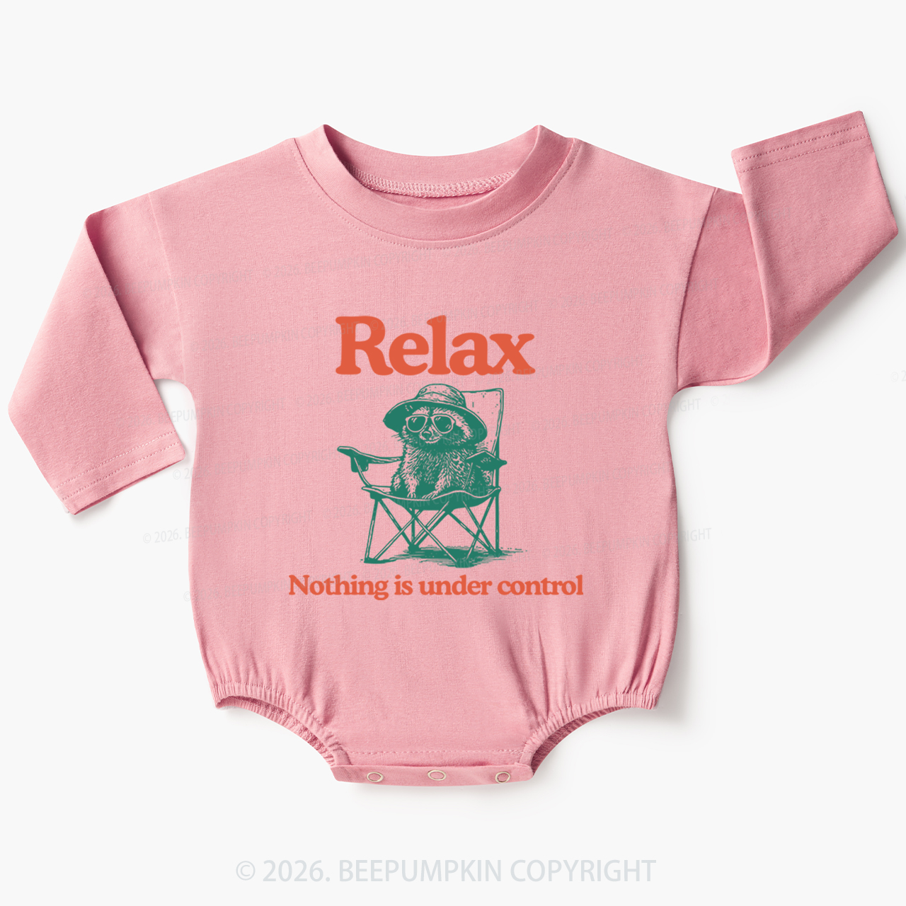 Relax Nothing Is Under Control Baby Bubble Romper