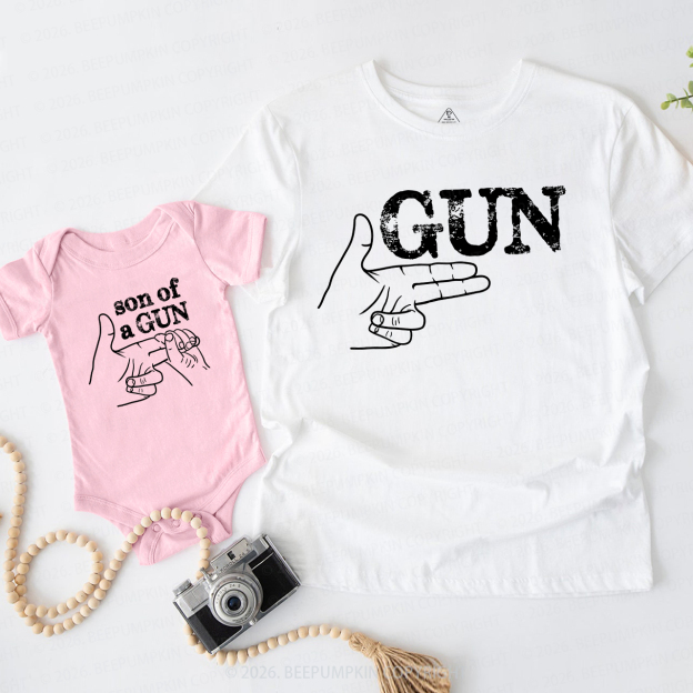 Matching First Dad and me Bodysuit & Shirts (Father Son)