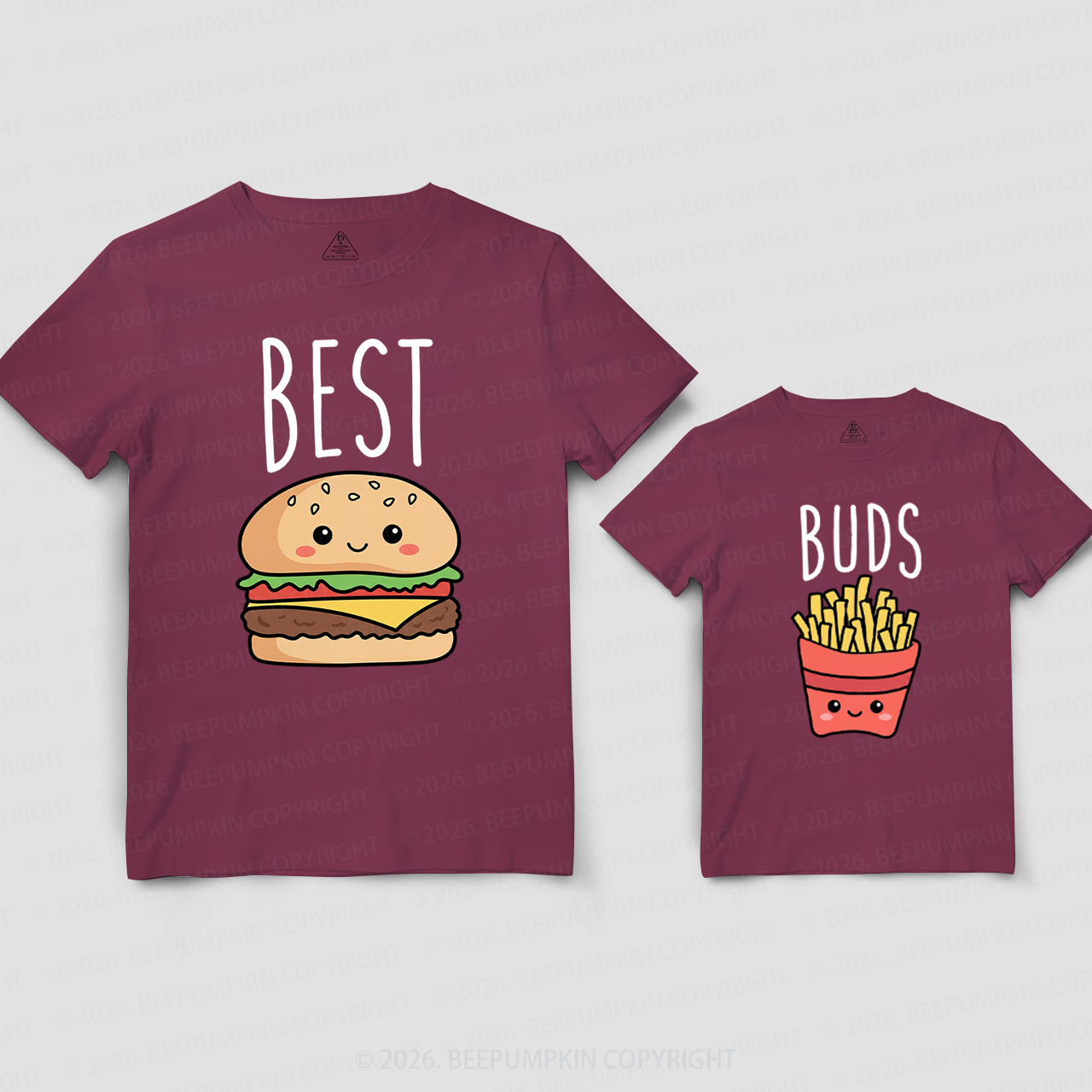 Best Buds Tasty Together Dad&Me Matching Shirts