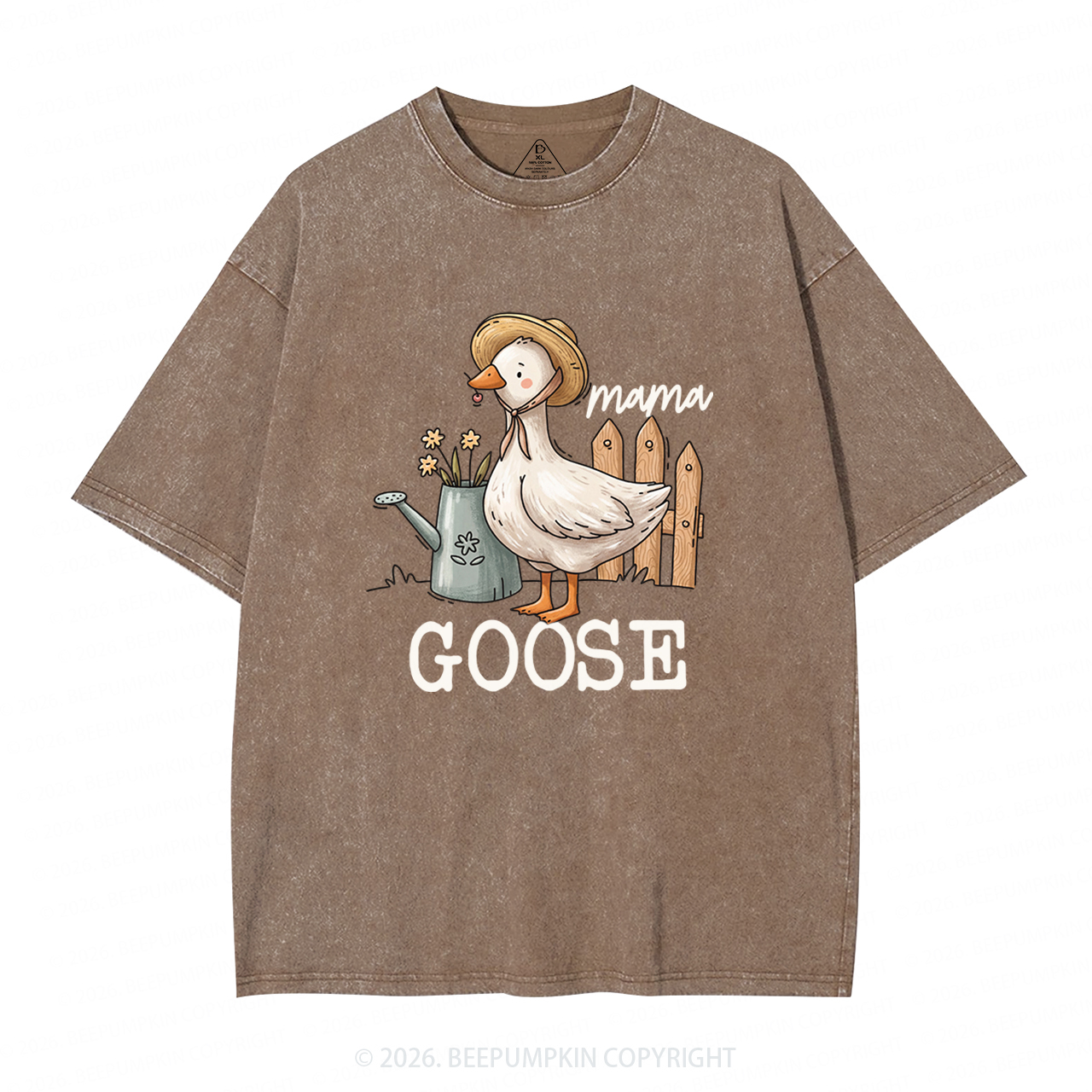 Mama Silly Goose Adult Washed T-Shirts