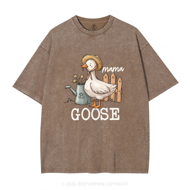 Mama Silly Goose Adult Washed T-Shirts