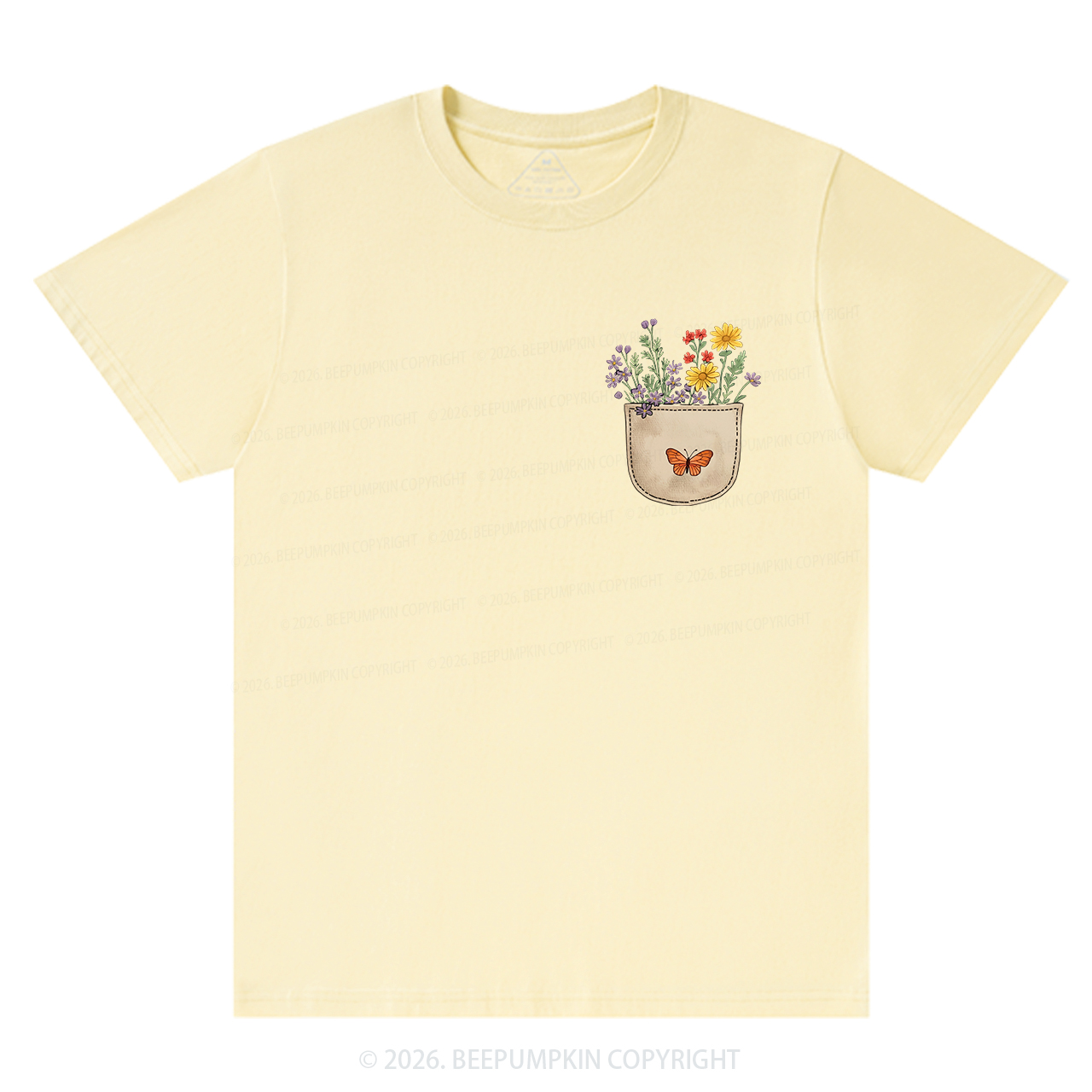 Wild Flowers Pocket T-Shirts