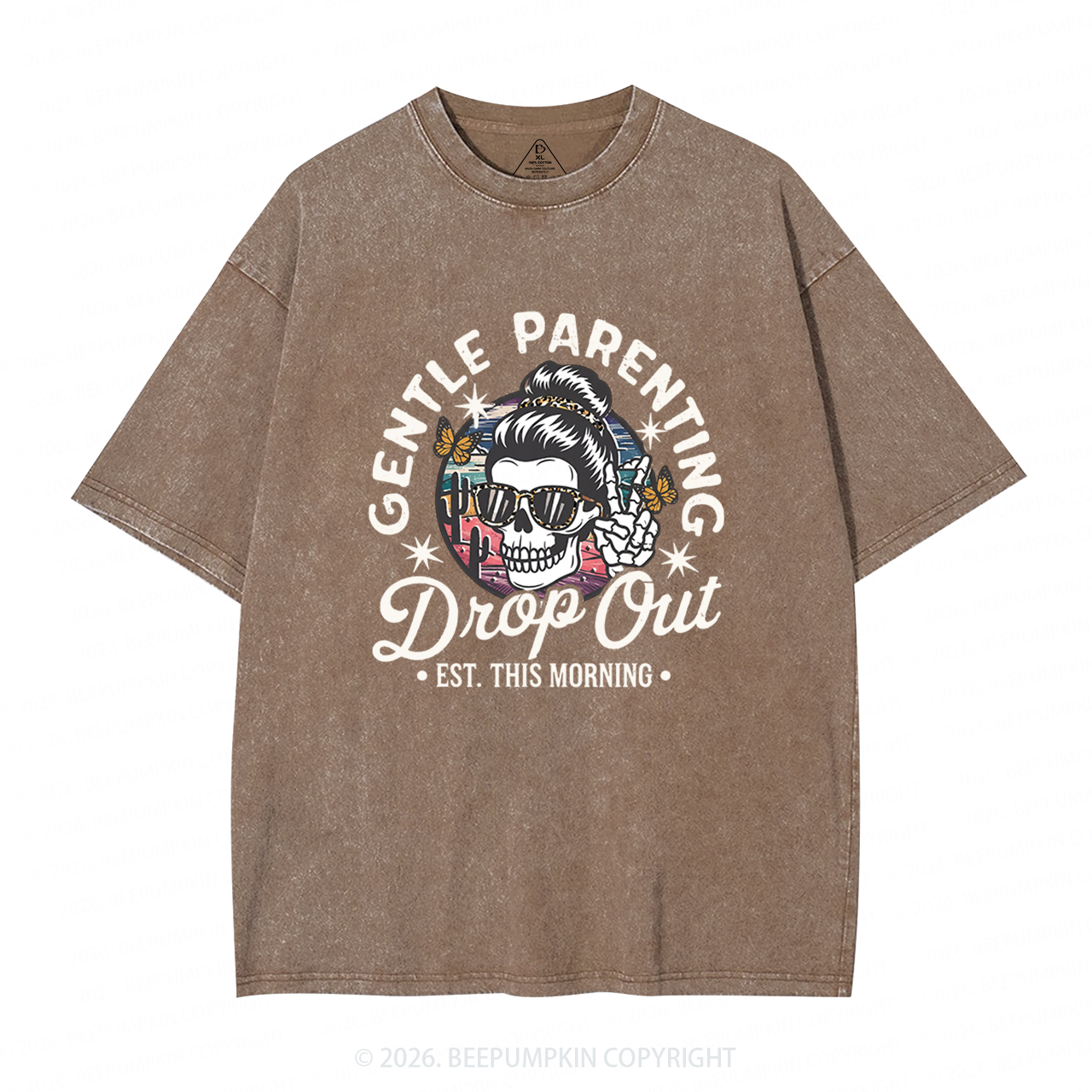 Gentle Parenting Drop Out Adult Washed T-Shirts