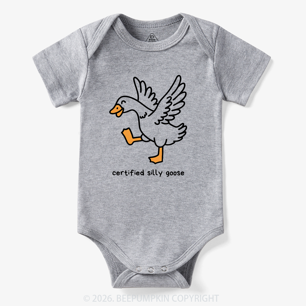 Funny Certified Silly Goose Bodysuit
