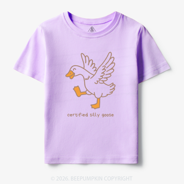 Funny Certified Silly Goose Toddler&Kid's Tees