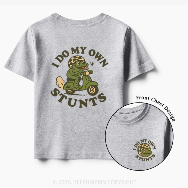 I Do My Own Stunts Frog Toddler&Kid's Tees