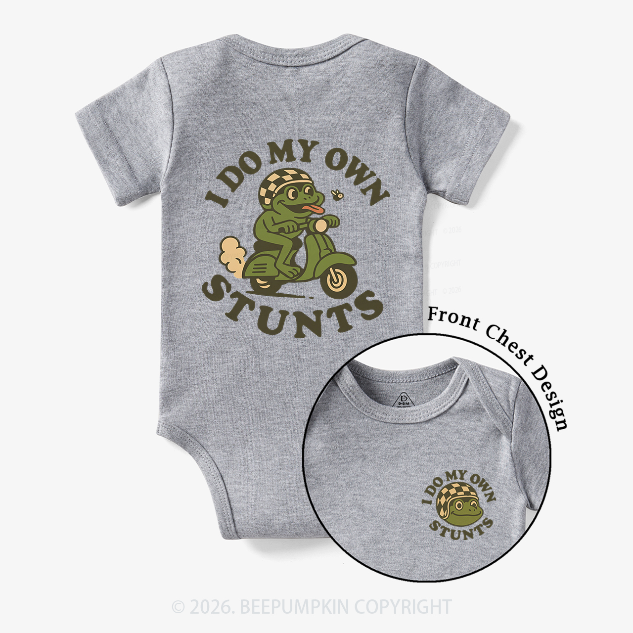 I Do My Own Stunts Frog Bodysuit