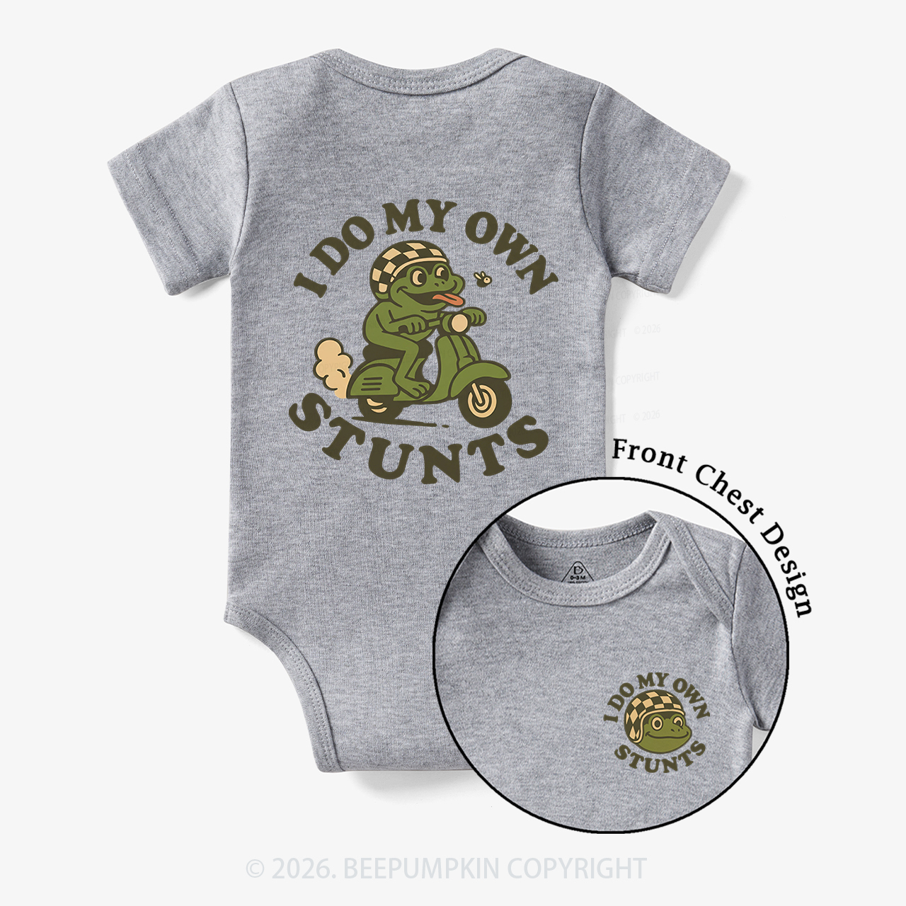 I Do My Own Stunts Frog Bodysuit