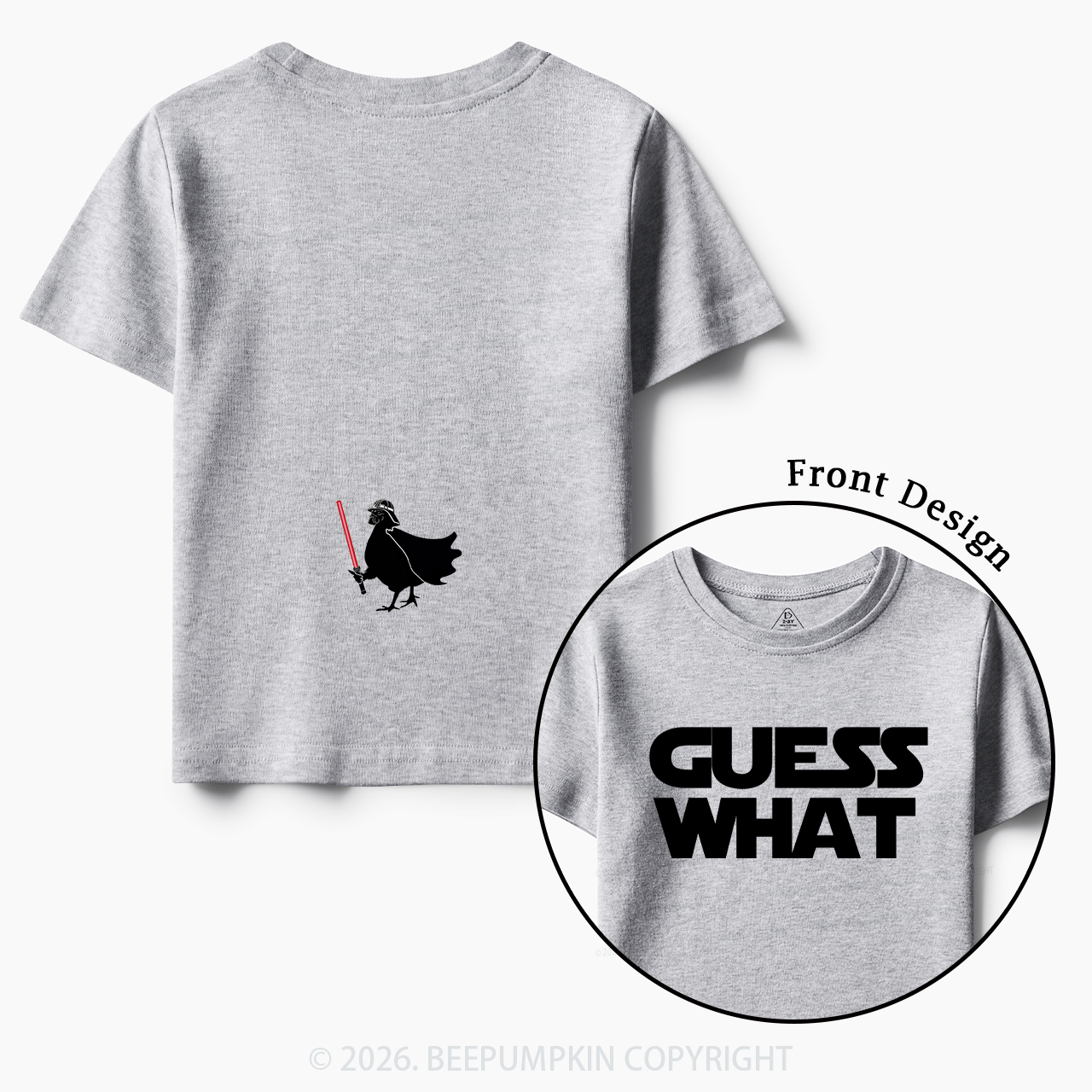 Galaxy Guess What Chicken Butt Toddler&Kid's Tees