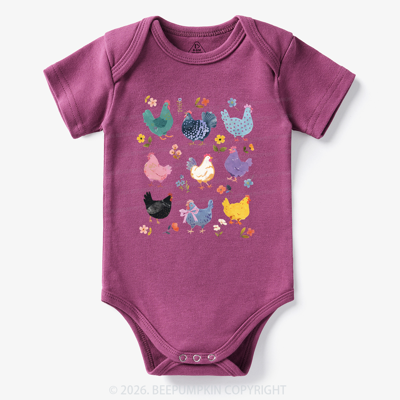 Funny Chicken Lovers Bodysuit