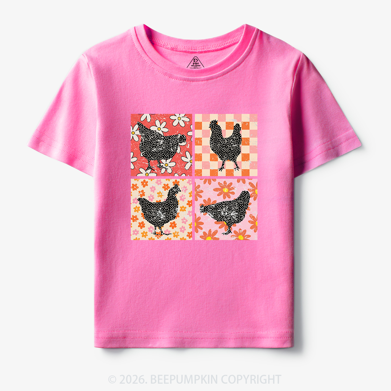 Chickens Farm Animals Toddler&Kid's Tees