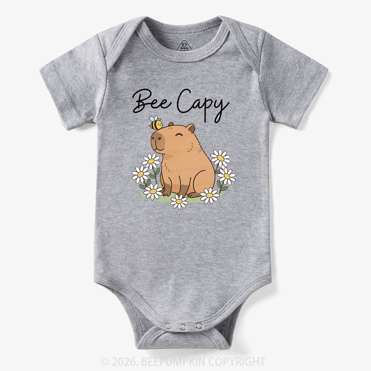Bee Capy Capybara Bodysuit