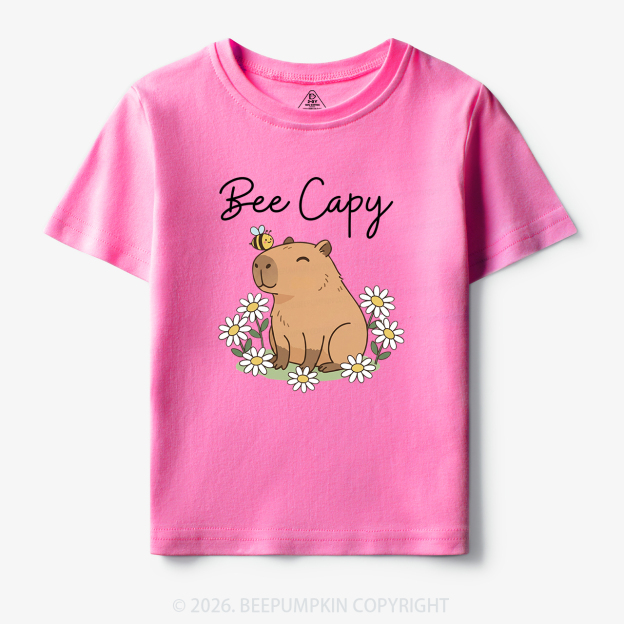 Bee Capy Capybara Toddler&Kid's Tees