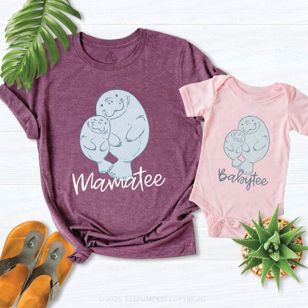 Mamatee And Babytee Mom&Me Matching T-Shirts