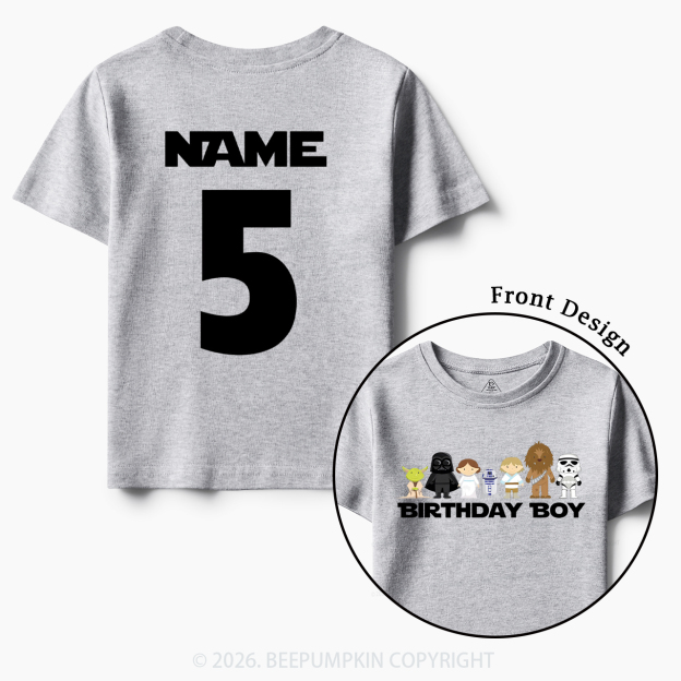 Space Hero Birthday Galaxy Party Toddler&Kid's Tees