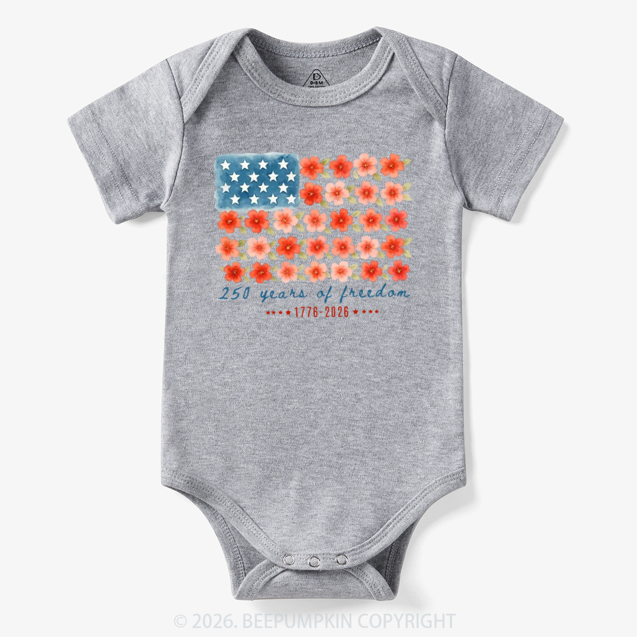 America 250th Anniversary 1776–2026 Bodysuit
