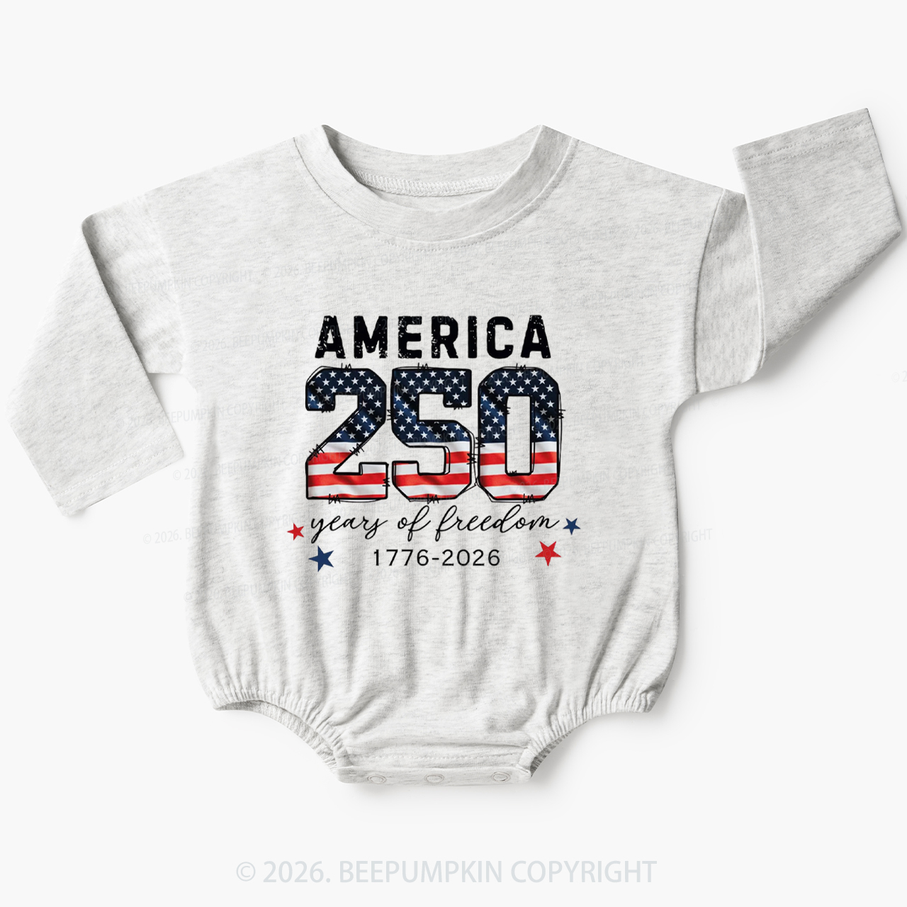 United States of America 250th Anniversary Baby Bubble Romper