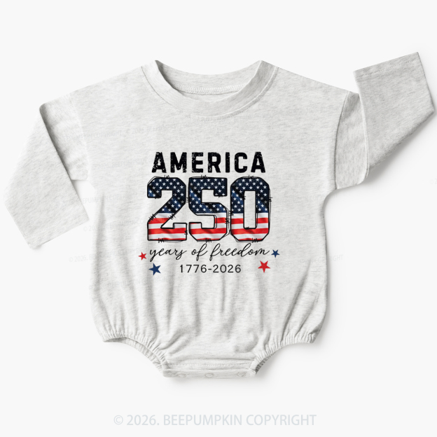 United States of America 250th Anniversary Baby Bubble Romper