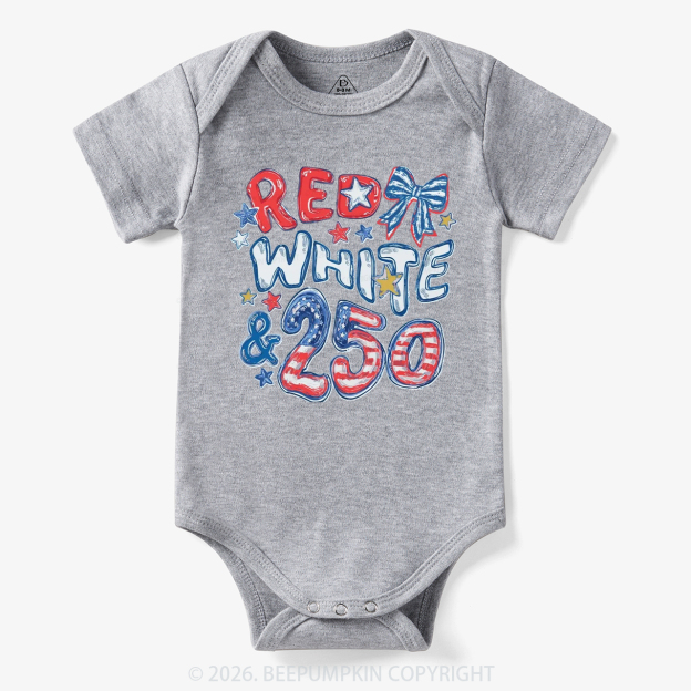 Red White & 250 Anniversary Bodysuit