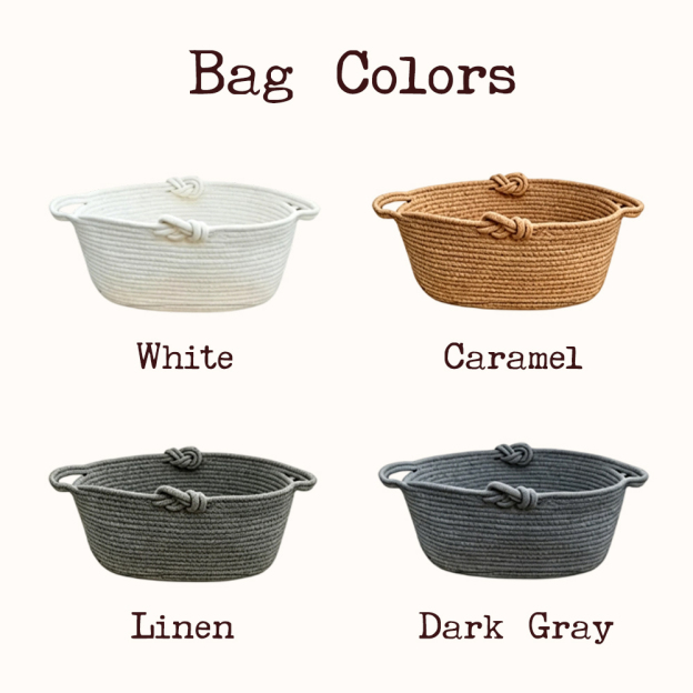 Personalized Name Storage Basket Gift