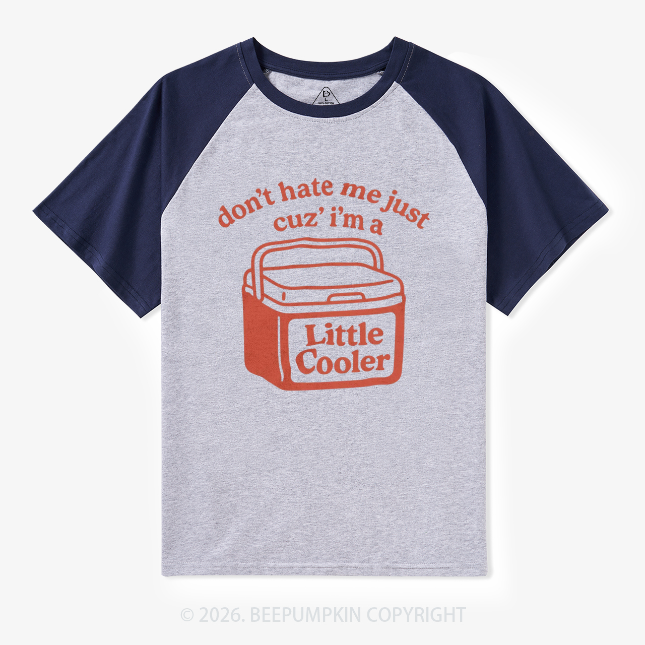 Don't Hate Me Cuz I'm A Little Cooler Vintage Raglan T-shirt