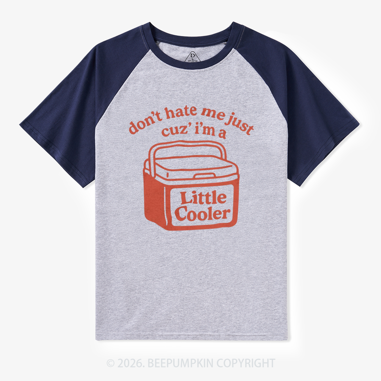 Don't Hate Me Cuz I'm A Little Cooler Vintage Raglan T-shirt