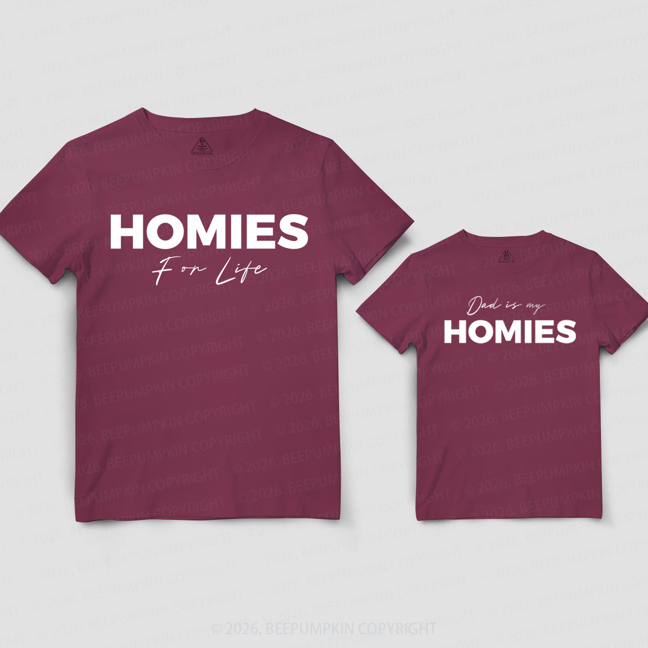 Homies for Life Dad&Me Matching Shirts