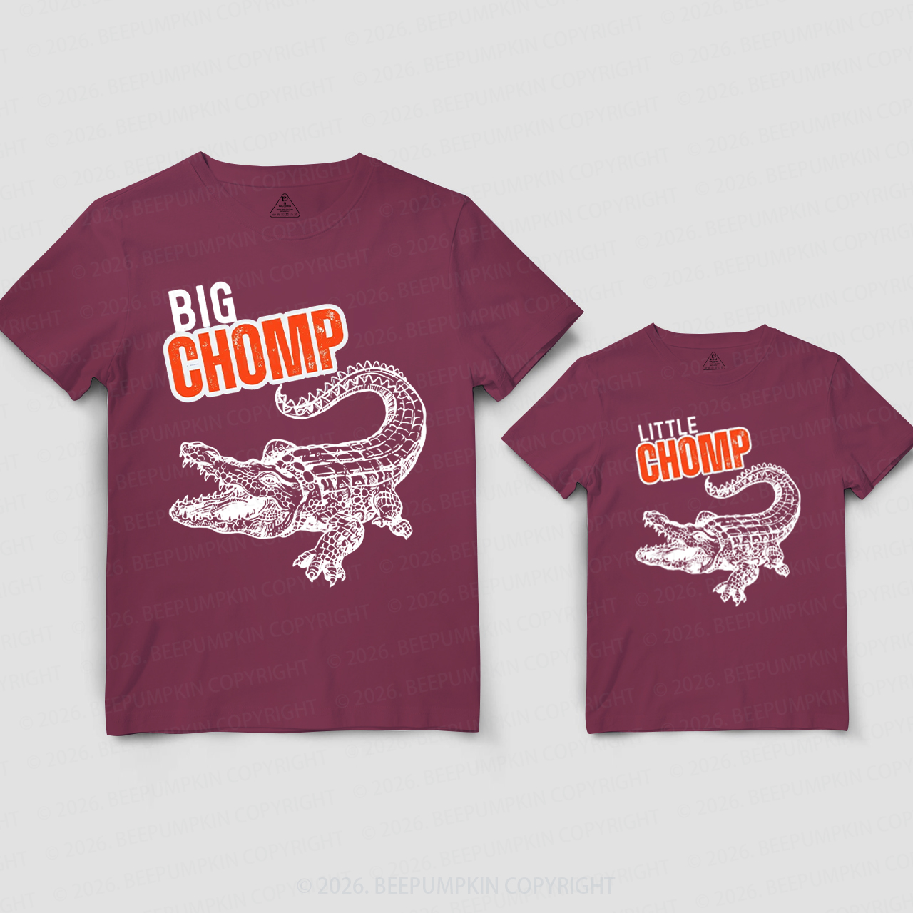 Chomp Fathers Day Dad&Me Matching Shirts