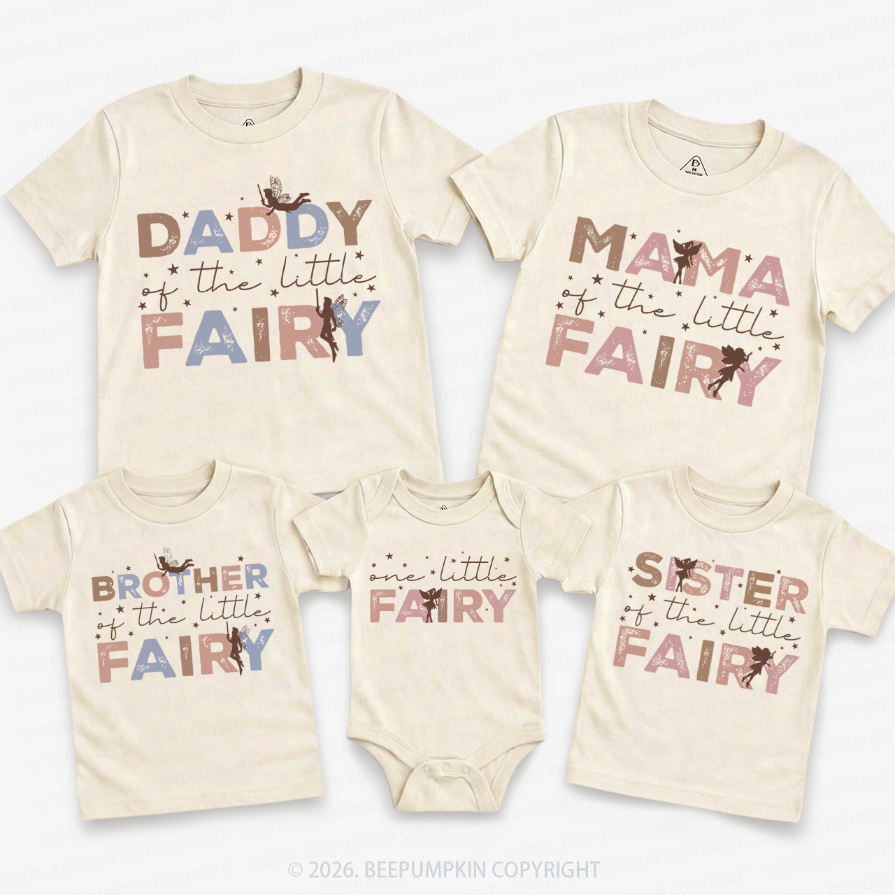 Fairy Theme Family Matching T-Shirts