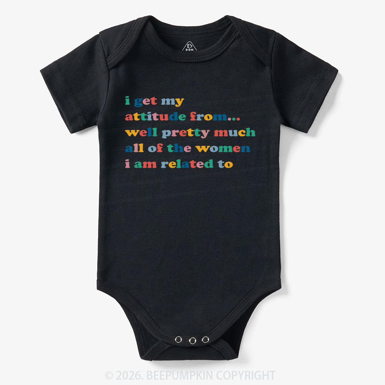 I Get My Attitued From Feminist Bodysuit