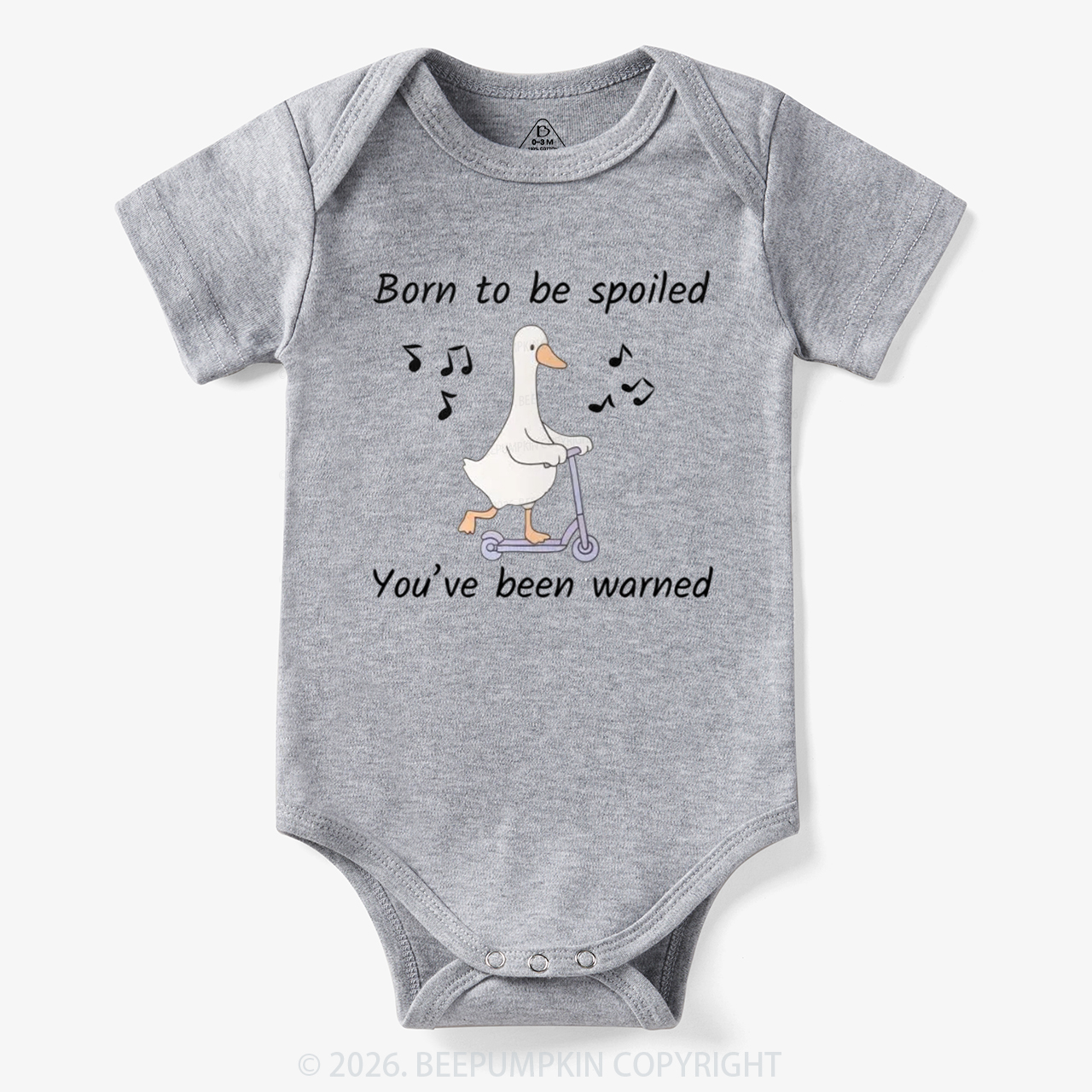 Born To Be Spoiled You’ve Been Warned Bodysuit