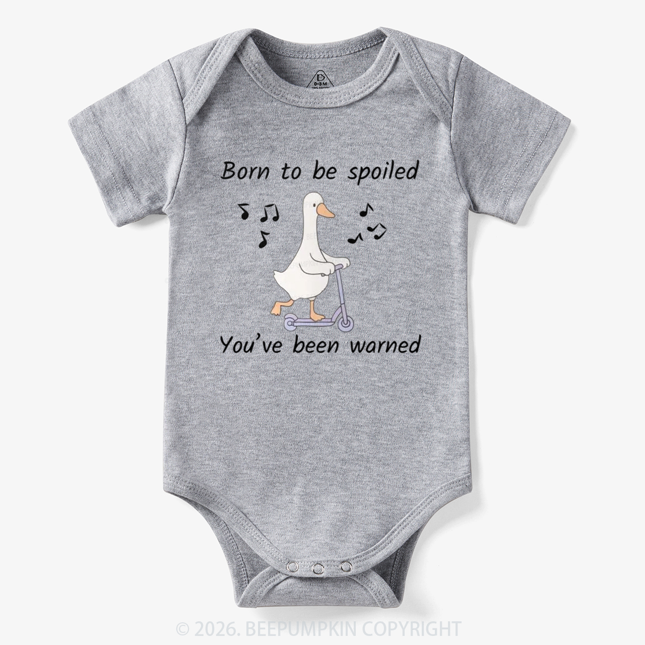 Born To Be Spoiled You’ve Been Warned Bodysuit