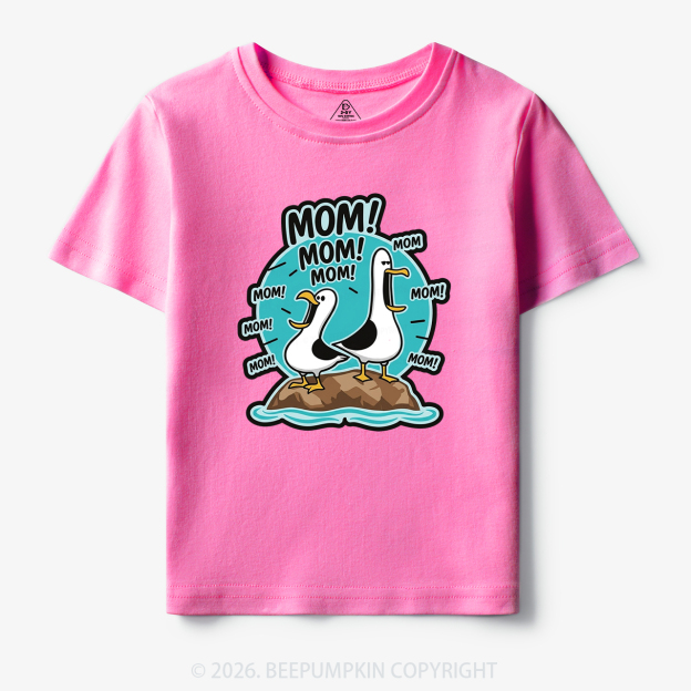 Funny Seagull MOM Toddler&Kid's Tees