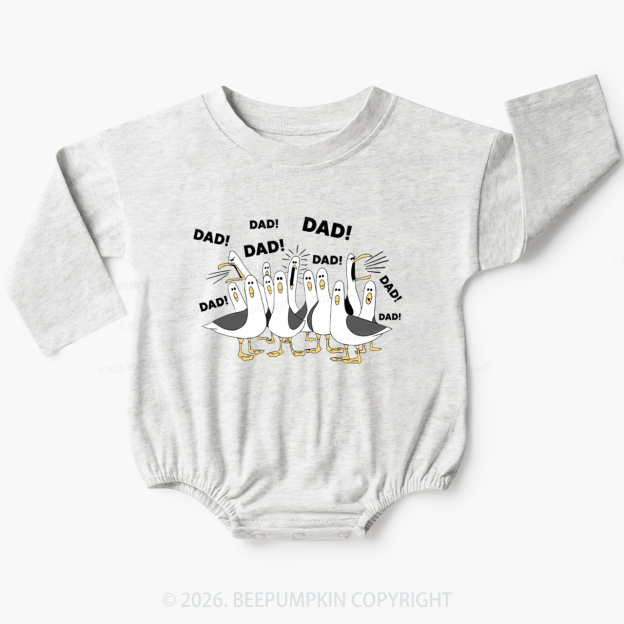 Seagulls Dad Baby Bubble Romper