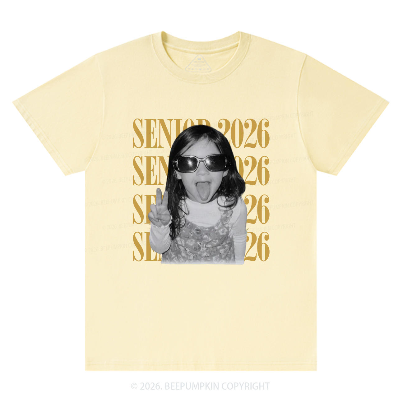 Personalized Vintage Photo And Year Senior T-Shirts